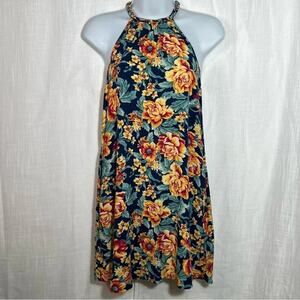 American Eagle Floral Halter Dress